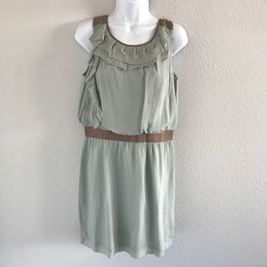 Ann Taylor aloft Sky Blue Ruffle Dress - Size 6